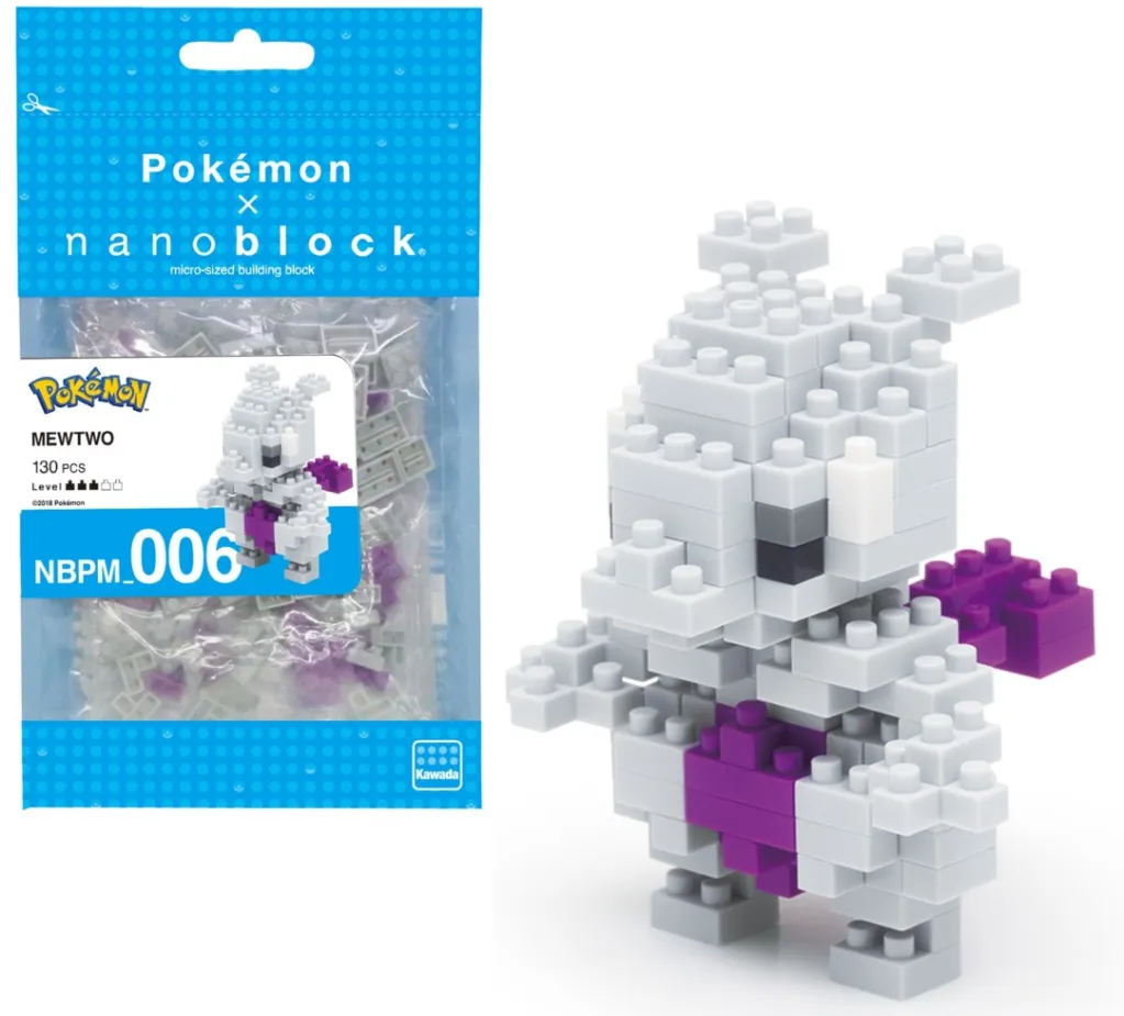 POKEMON - Mewtwo - Figure Nanoblock 10cm